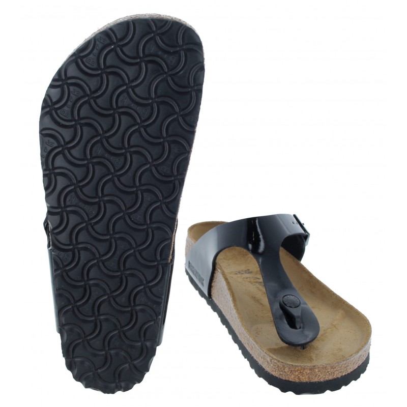 Birkenstock gizeh best sale all black